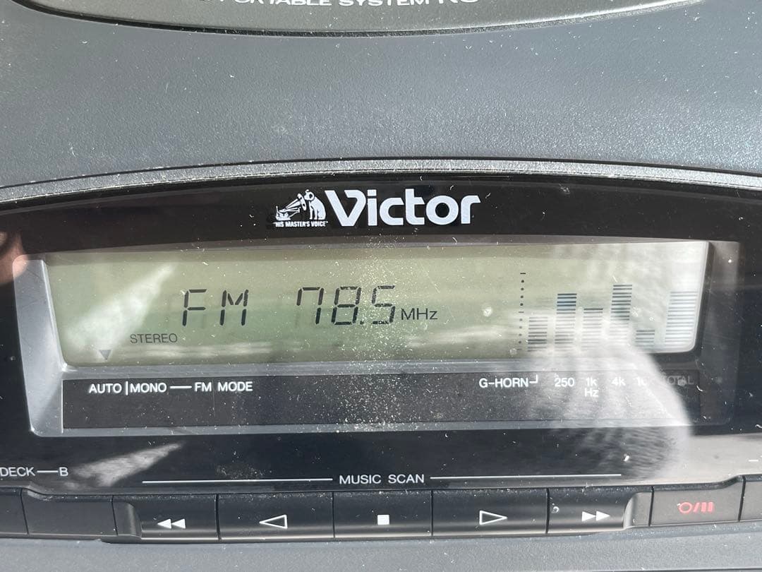 当時モノ》ビクター CDラジカセ RC-X770 取説 リモコン付 - メルカリ
