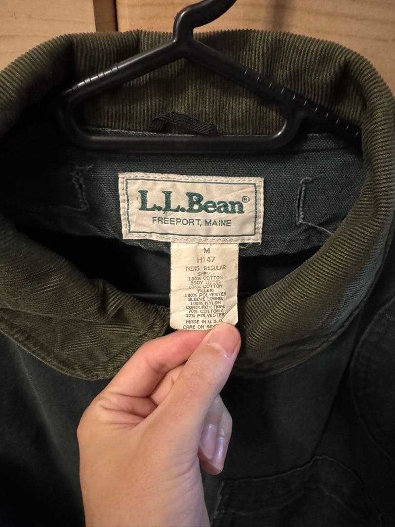 【専用ぽんぬ様】L.L.Bean Mサイズ グリーンカバーオール