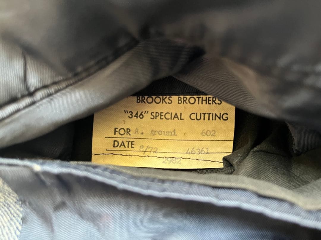 超希少 70s USA製 ブルックスブラザーズ ヘリンボーンジャケット 346