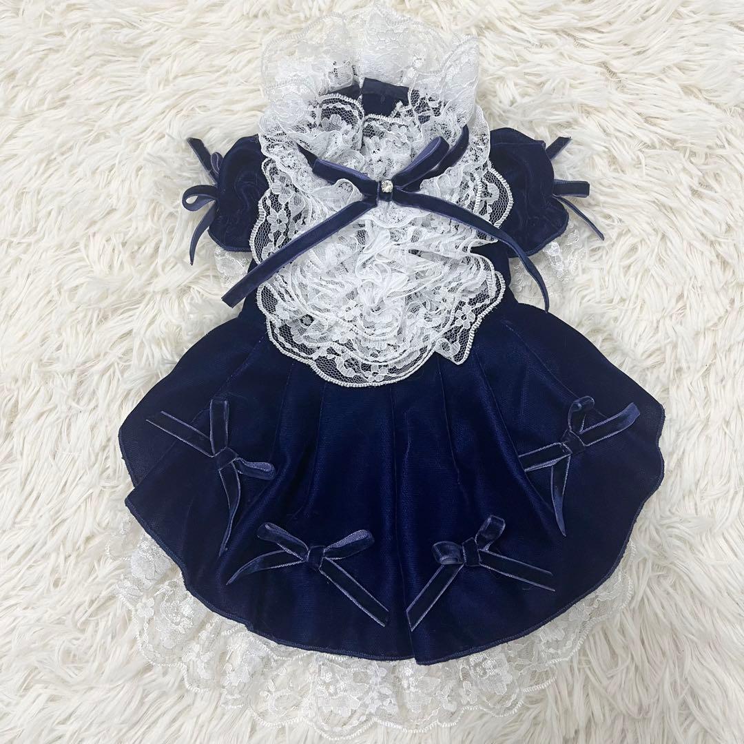 Luxe birdie エリアスワンピース ネイビー SSサイズ 犬服 - メルカリ