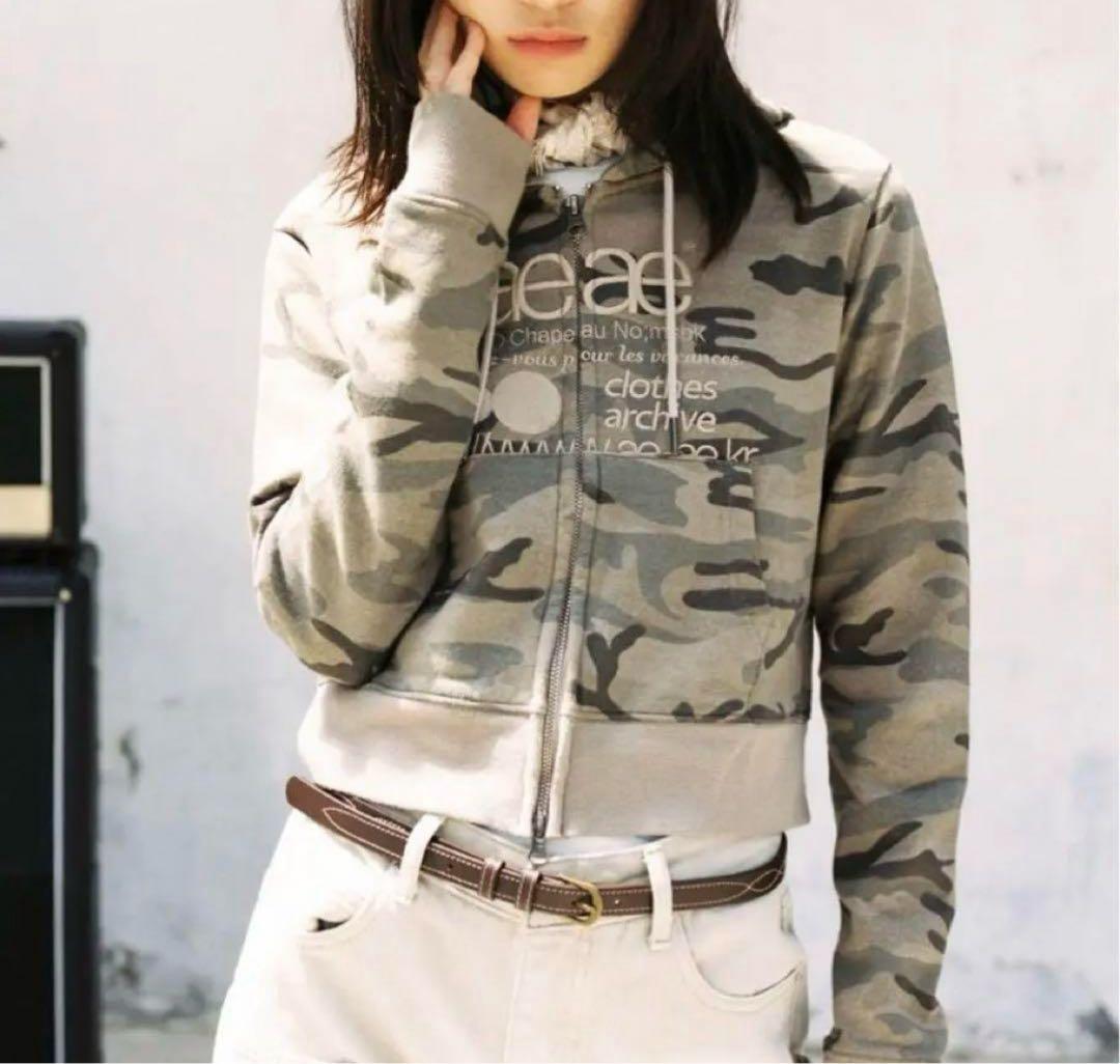 aeae 迷彩 ZIP UP Parker パーカー - メルカリ