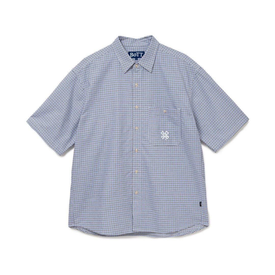 新品】BoTT チェック柄 半袖シャツ Sサイズ