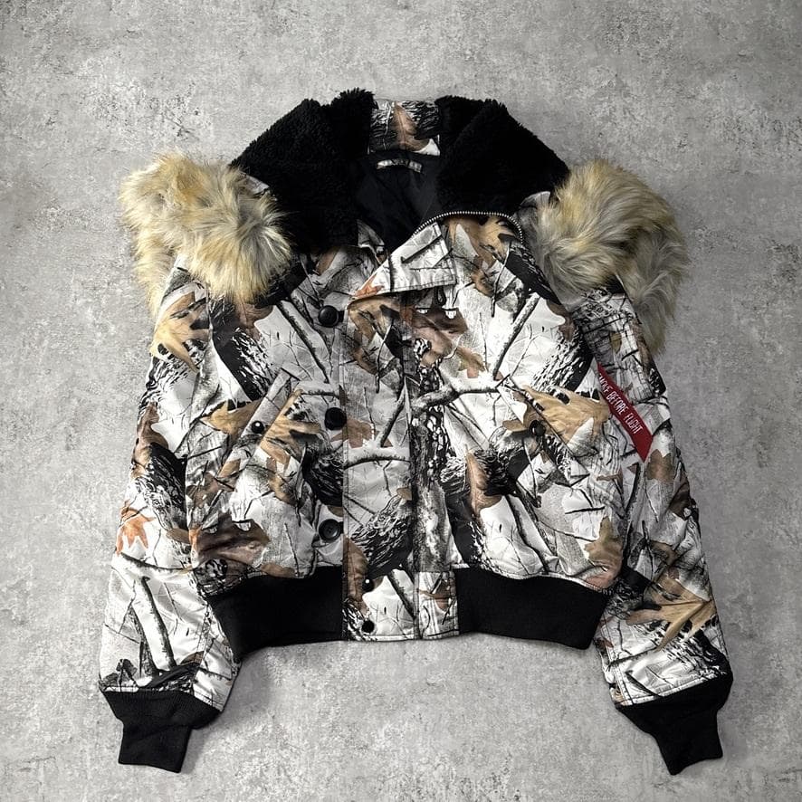 激レア 極美品 アルファ N-2B フライトジャケット XL リアルツリー