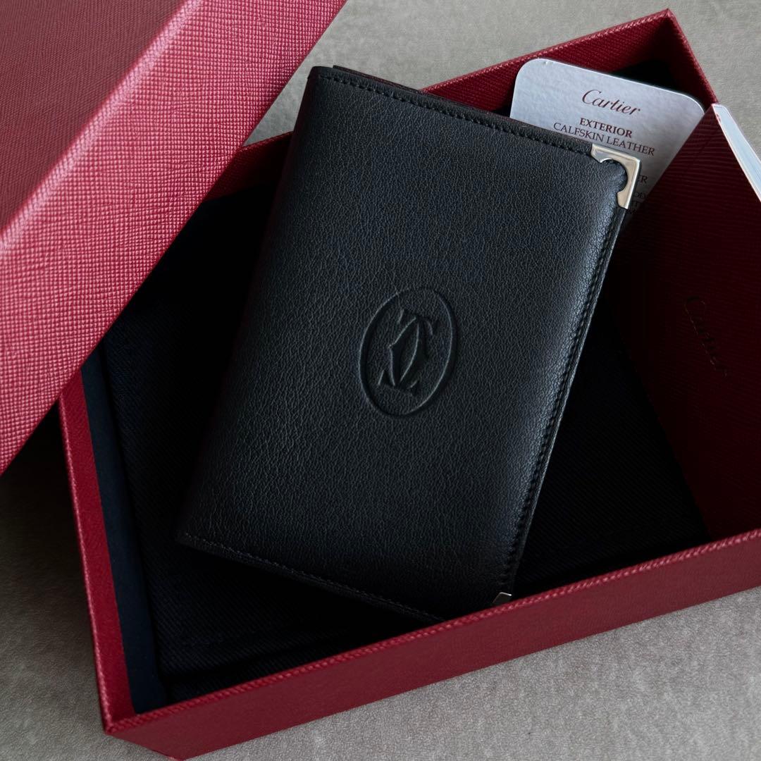 Cartier マストドゥ カーフスキン 名刺入れ カードケース 黒 ボルドー 楽天市場】【新品】 カルティエ 名刺入れ マスト ドゥ カルティエ