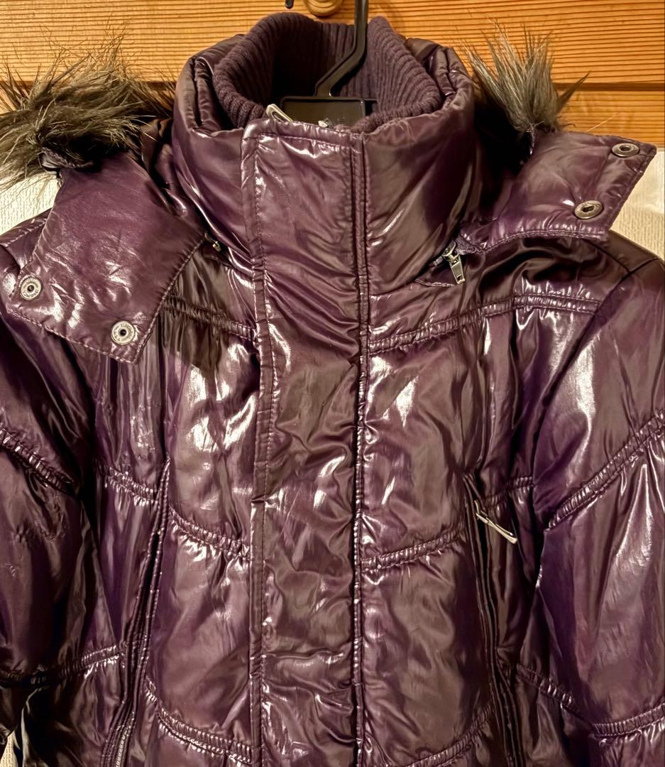 L様 限定] spinalh 紫 ファー 光沢ブルゾン ジャケットY2K 平成 - メルカリ