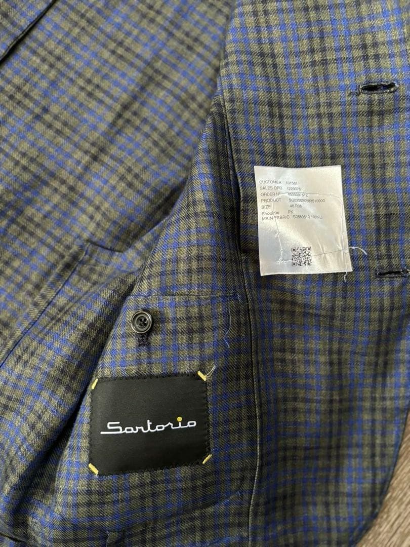 トウアン トゥ様専用] Sartorio テーラードジャケット 46 リネン