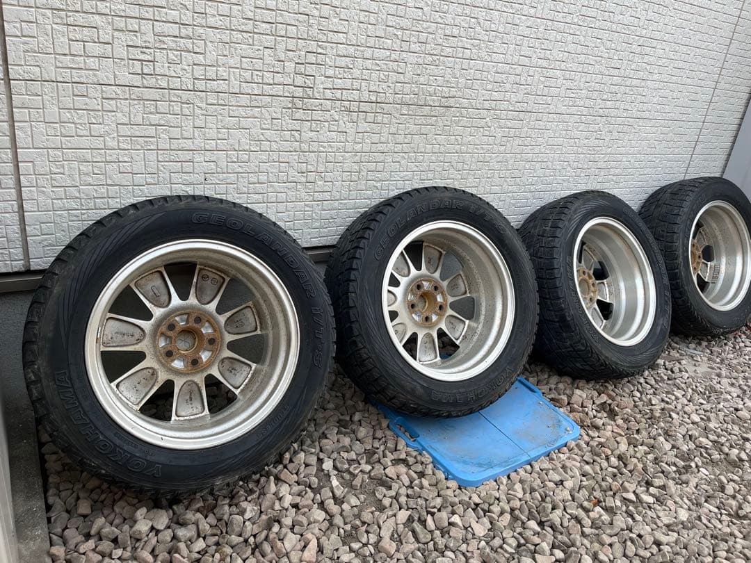 GEOLANDAR I/T-S デリカD5純正ホイール スタッドレス GEOLANDAR I/T