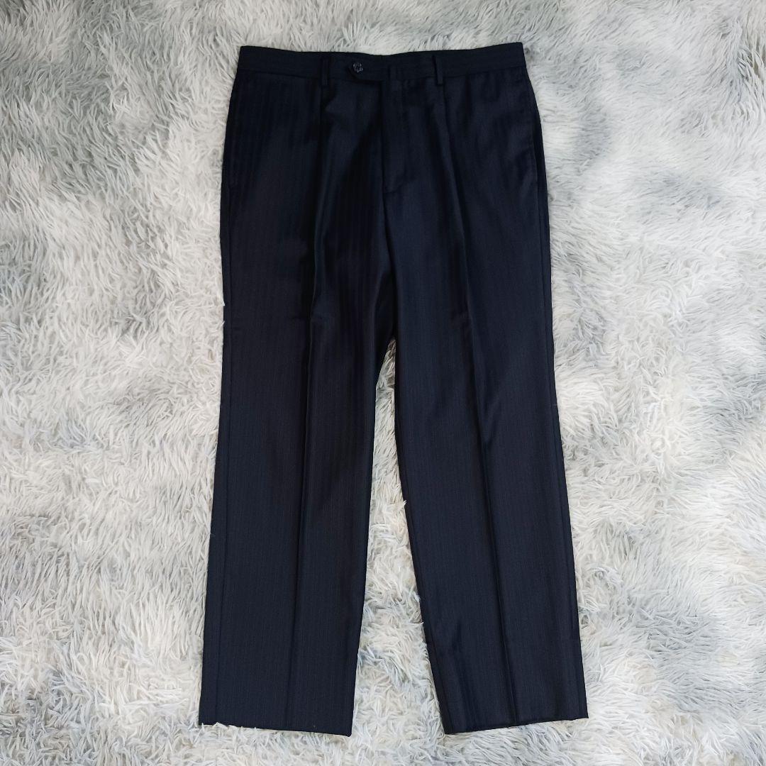 美品✨ミツミネ✨ロロピアーナ Super130'S スーツセットアップ 濃紺