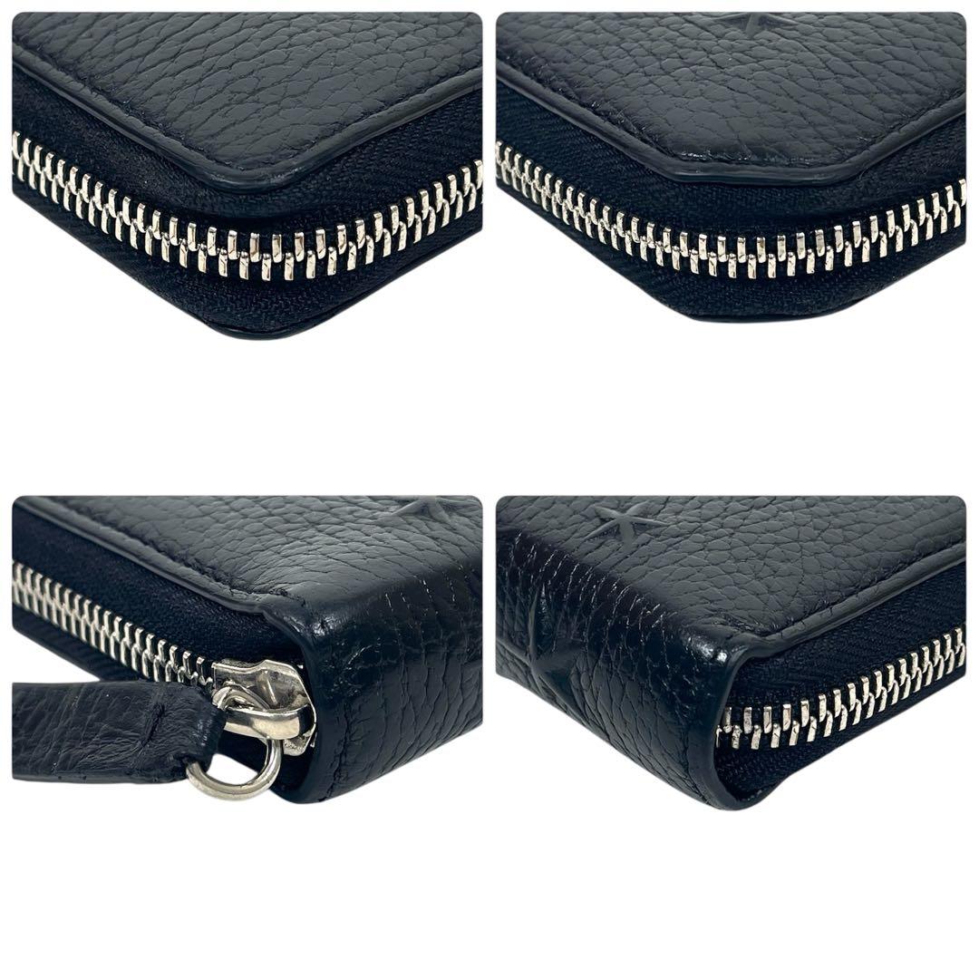 ジミーチュウ 長財布 スター エンボス オールブラック ラウンド