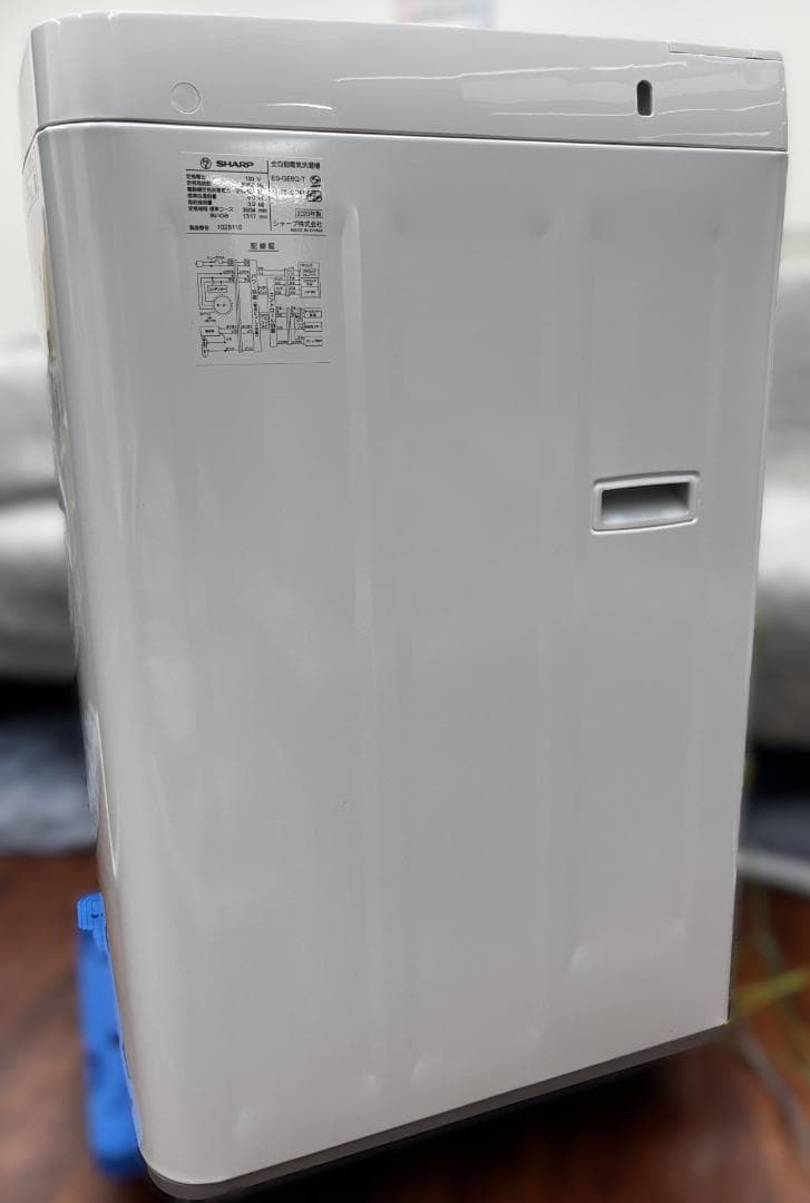 なかSHARP シャープ 全自動洗濯機 ES-GE6G-T 6.0kg