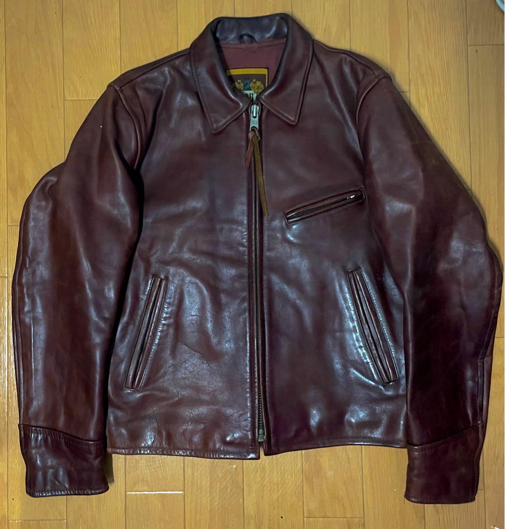 シングルライダース　ステアハイド　ヴィンテージ　VINTAGE レザージャケット 60s STEERHIDE Leather Double Riders Jacket / vintage ビンテージ