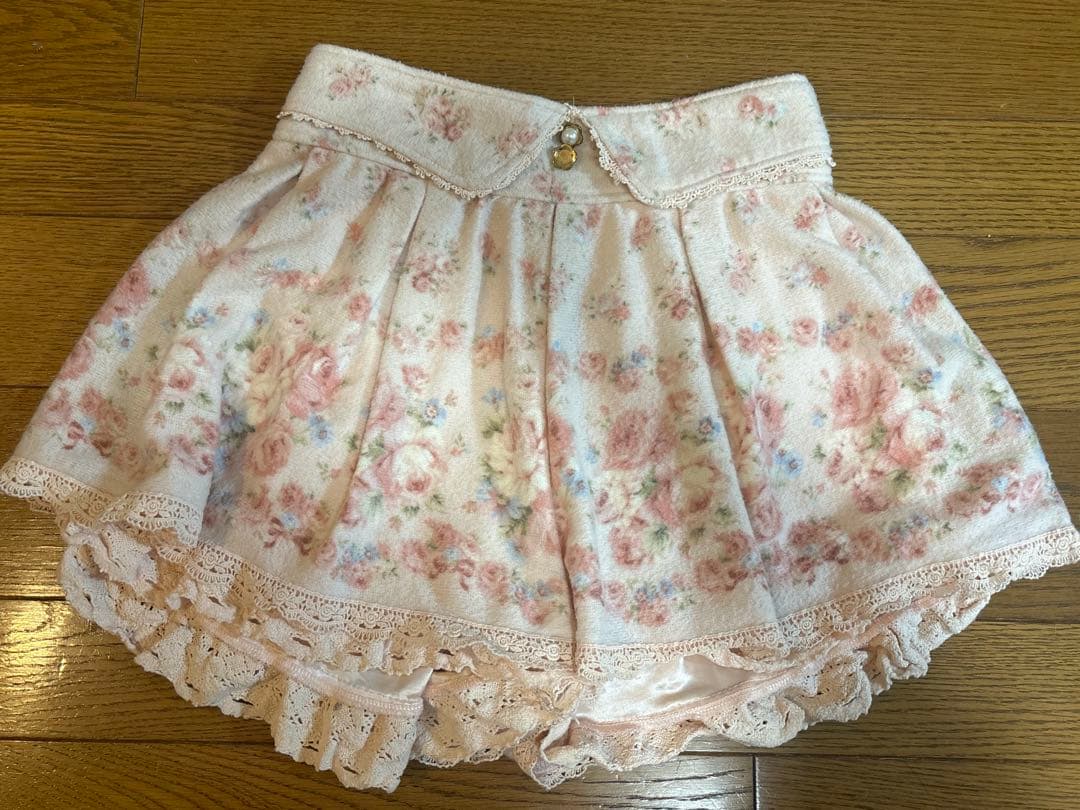 LIZLISA 平成 当時物 フリル スカパン レース 姫カジ 花柄 - メルカリ