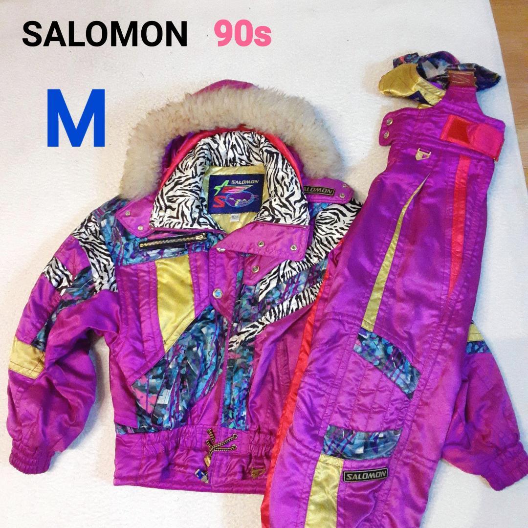 サロモン スキーウェア 上下 セットアップ M ヴィンテージ 90s - メルカリ