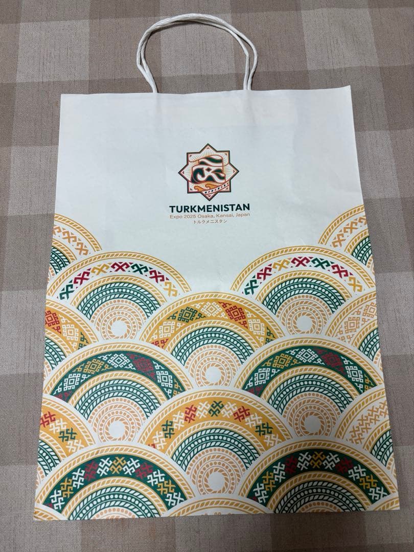 大阪関西万博 トルクメニスタン館 トートバッグ ショッパー付き - メルカリ