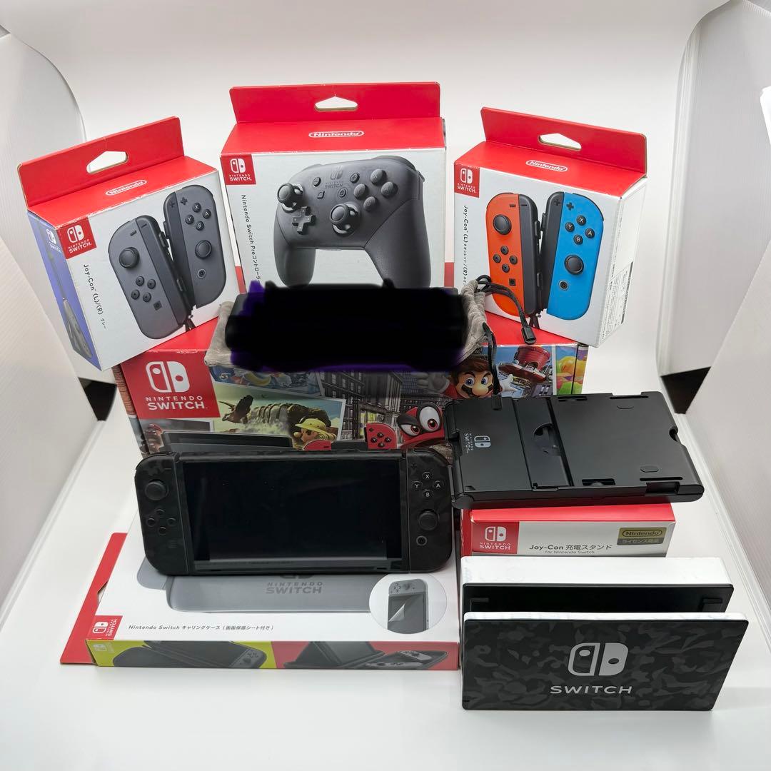 Nintendo Switch 初期型 本体一式・ニンテンドースイッチ Amazon.co.jp: 【整備済み品】 任天堂 Nintendo Switch ニンテンドー