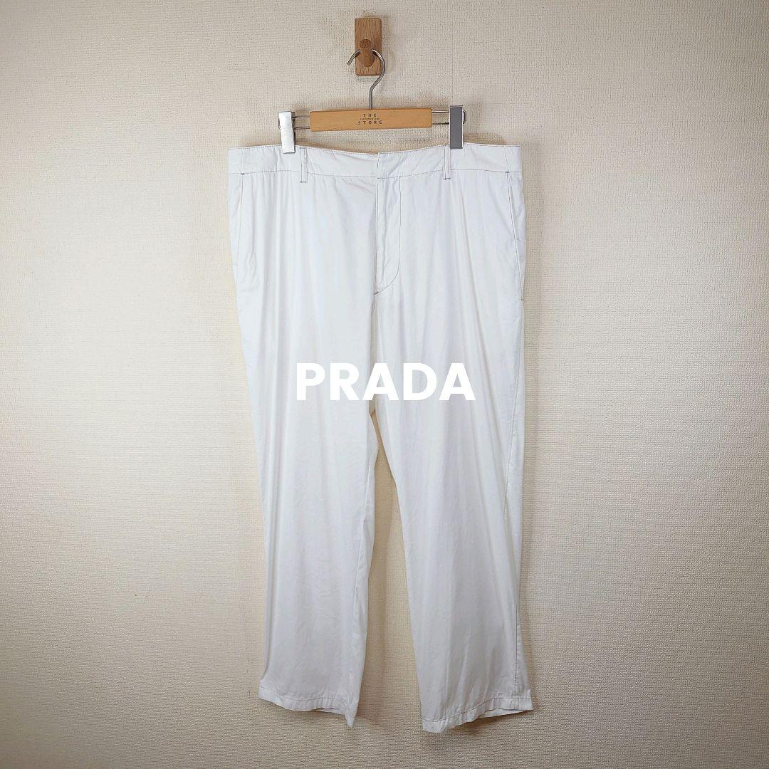 希少サイズ】PRADA プラダ パンツ RN98339 CA34767 白 - メルカリ