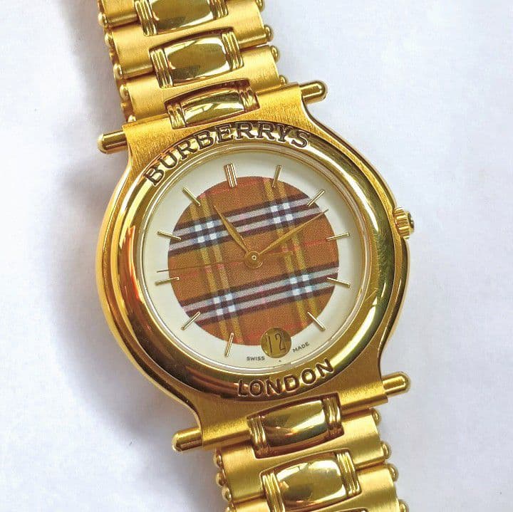 美品✳️BURBERRYS 90sヴィンテージ ノバチェック 腕時計 稼働品