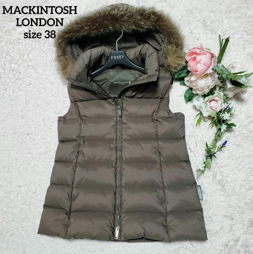 マッキントッシュロンドン フォックスファーダウンベスト 極美品