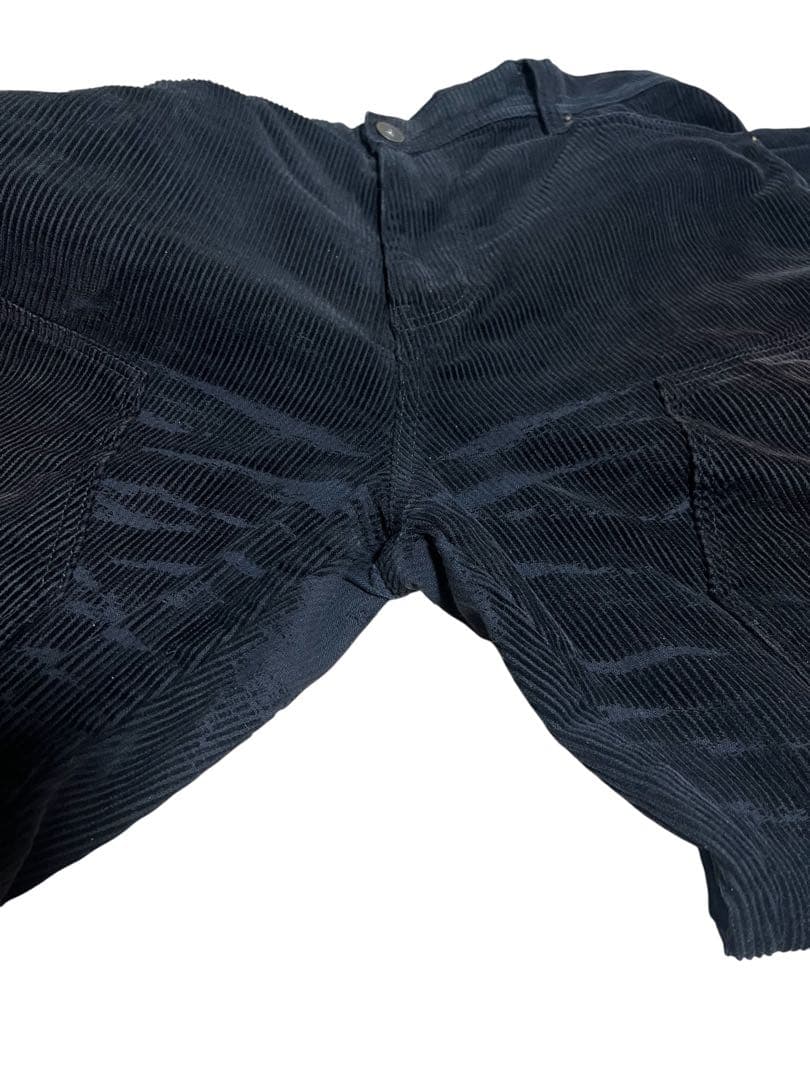 ダブルニー コーデュロイ パンツ W36 ブラック no boundaries - メルカリ