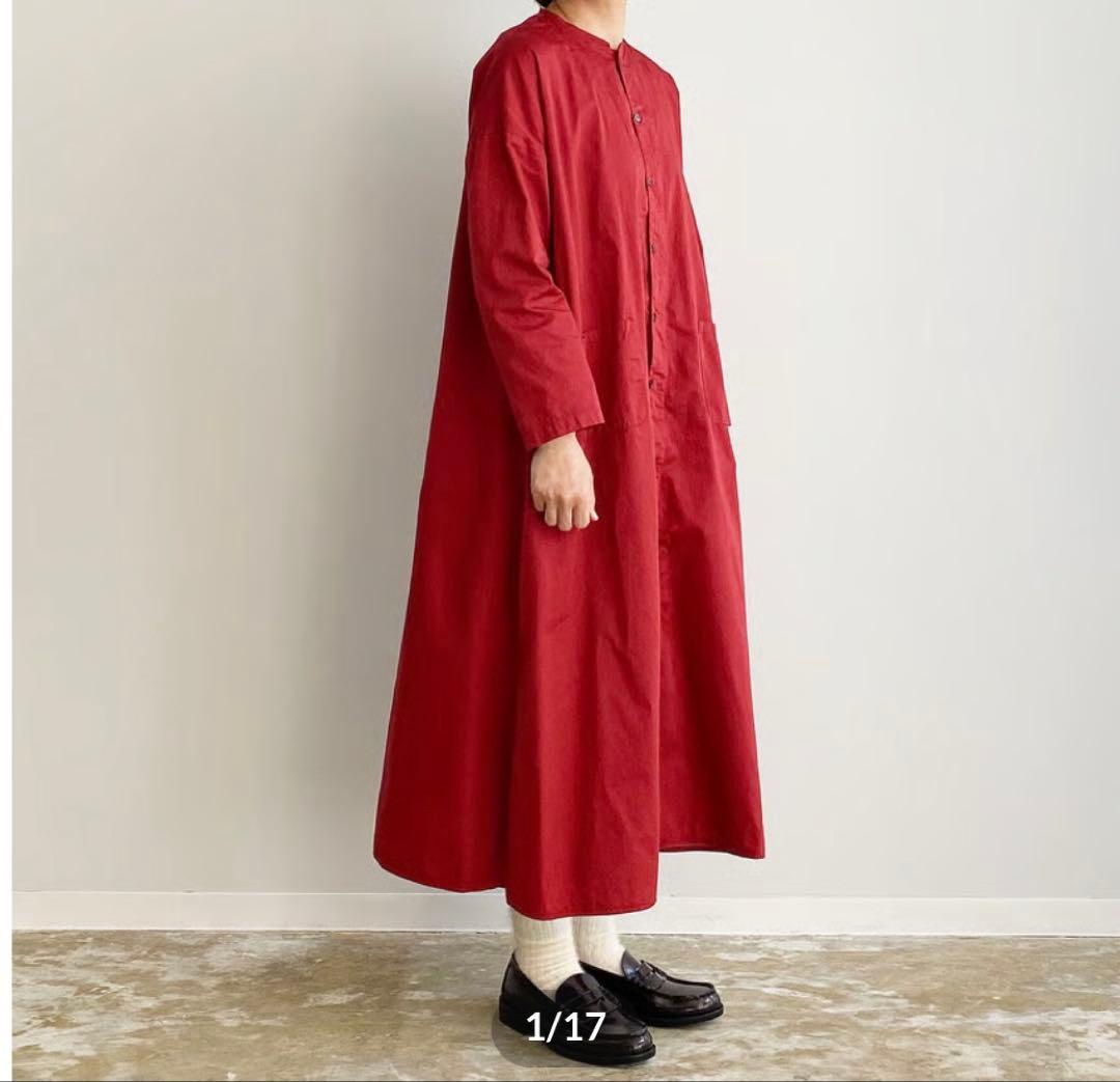 ✨未使用級✨Aquascutum スタンドカラーウールシャツワンピース ベルト