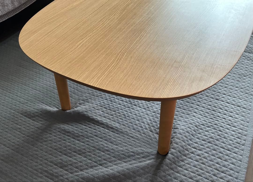 使用期間5ヶ月未満】無印良品 こたつにもなるローテーブル 小 たの