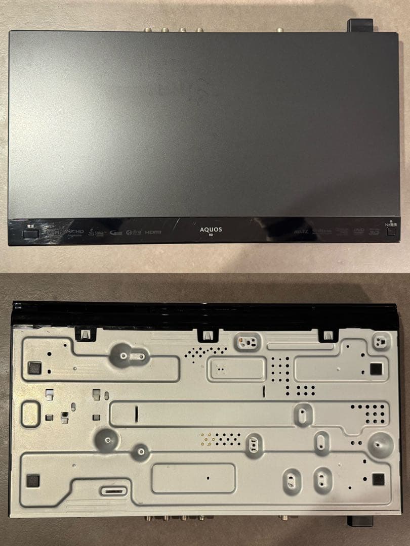 1TB 2番組録画 SHARP ブルーレイレコーダー BD-W1700 - メルカリ