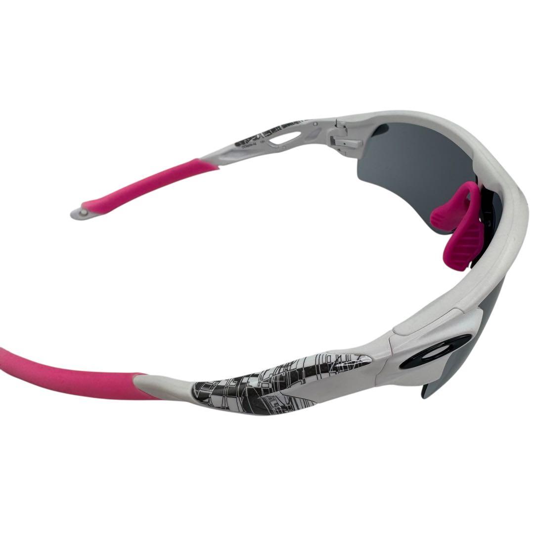 オークリー レーダーロック サングラス OO9206-02 ホワイト ピンク