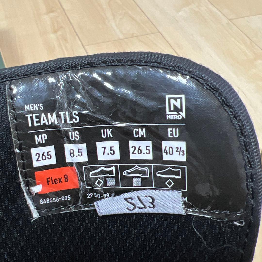 【22-23モデル_即日発送】NITRO ナイトロTEAM TLS 26.5cm