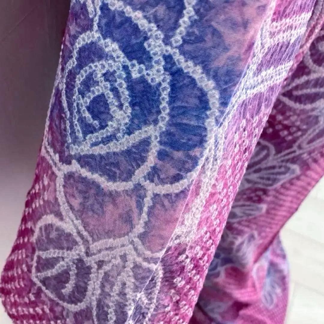 ゆり　やまと誂　有松鳴海絞り浴衣　絞り浴衣　薔薇　No.33-120