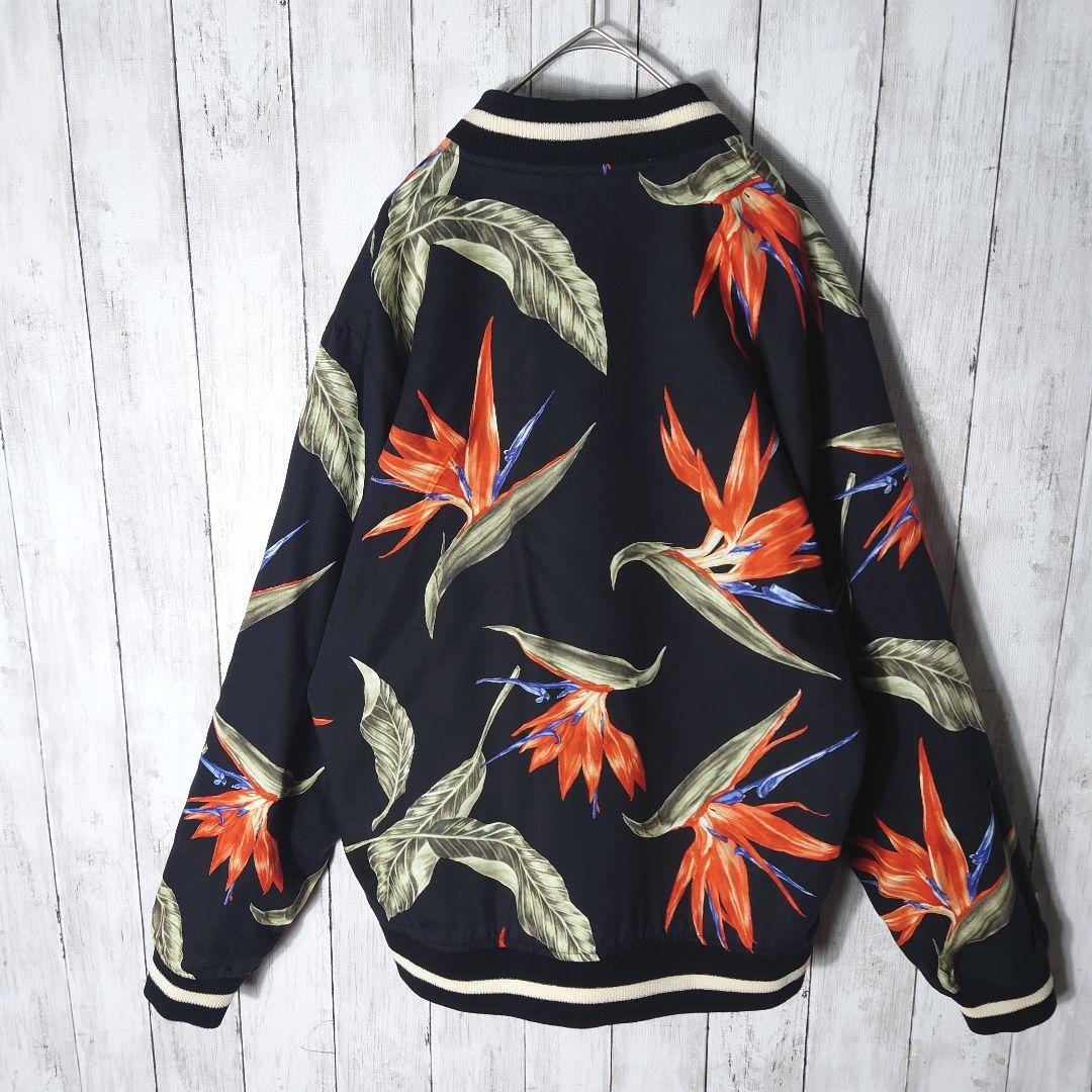 リバーシブル】ワコマリア ボタニカル ギンガムチェック ブルゾン