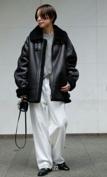 イケPさま専有 AP STUDIO 別注DUNST ライダースムートン