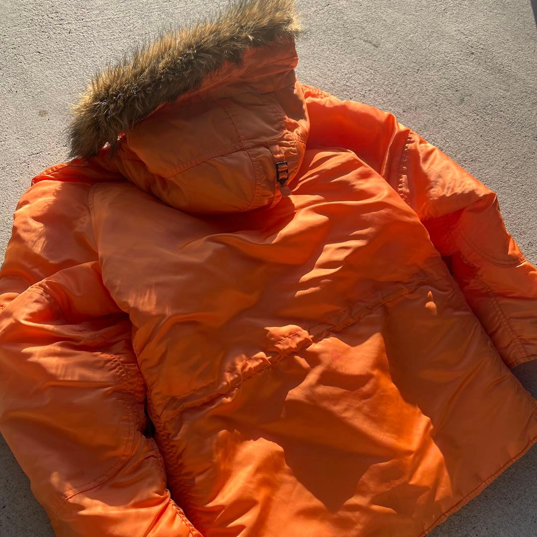 ALPHA INDUSTRIES N-3B 限定モデル M オールオレンジ - メルカリ