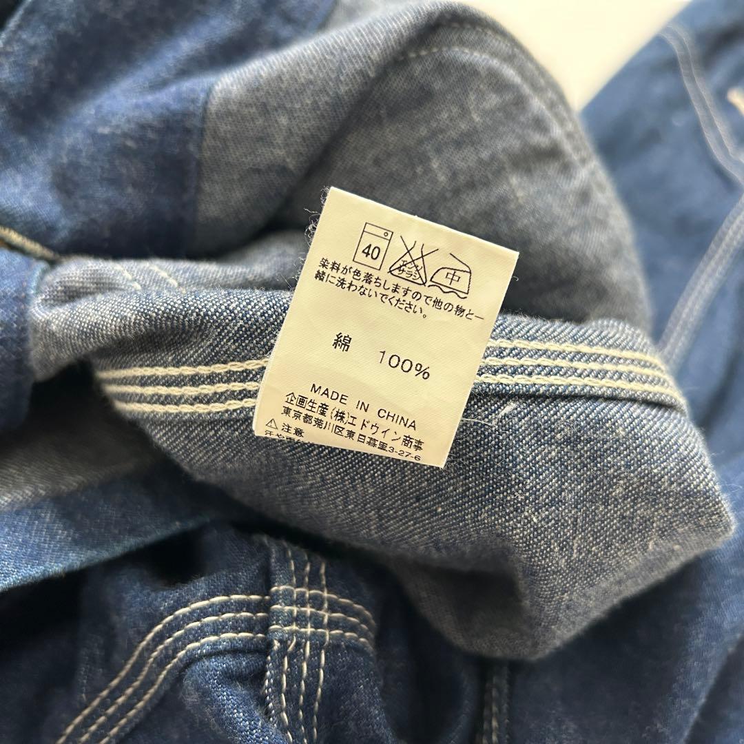 リー 91-J 40 カバーオール ユニオンメイド ハウスマーク 復刻 濃紺
