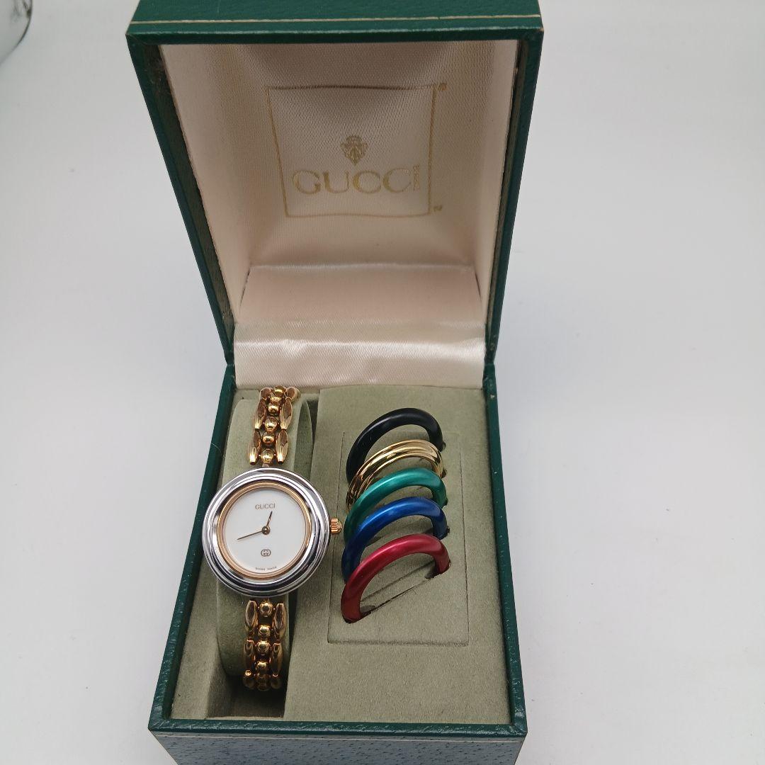 Q チェンジベゼル 0979524 腕時計 レディース GUCCI - メルカリ