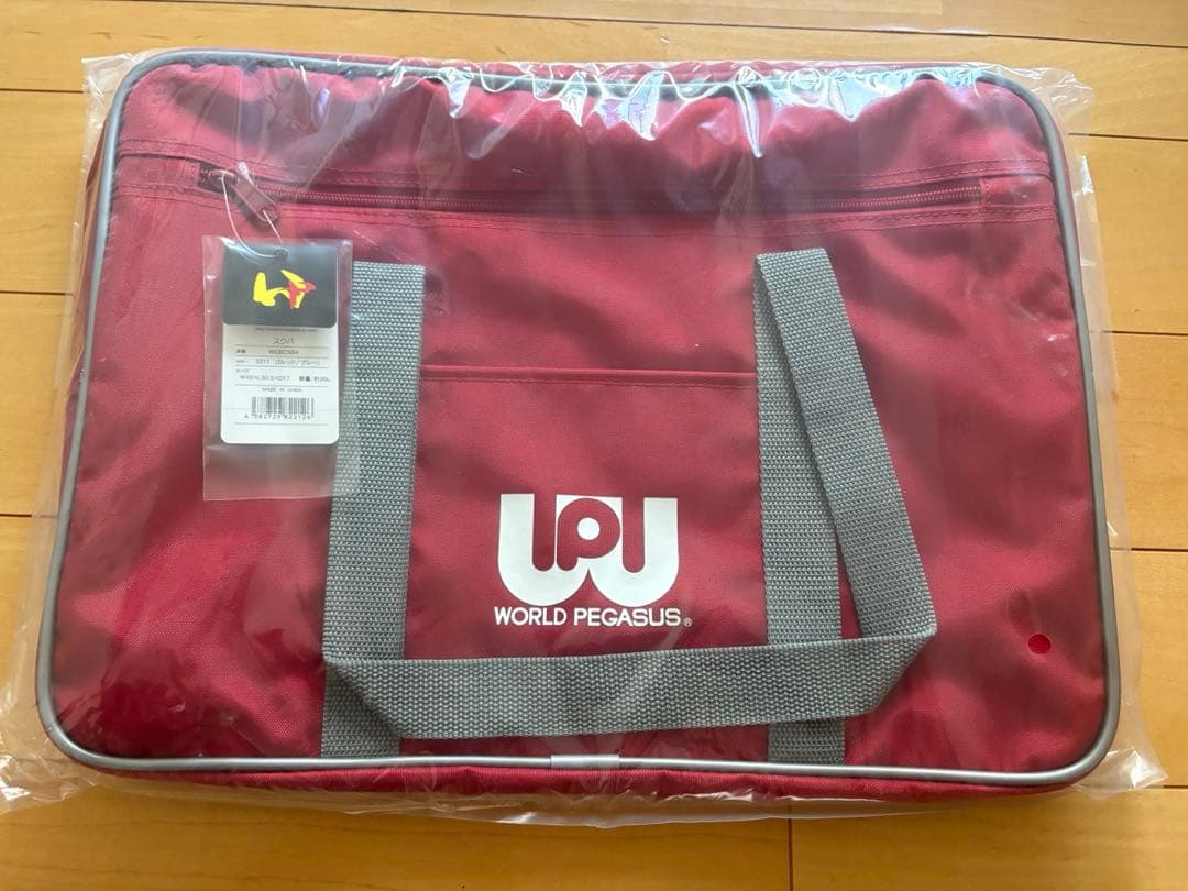 ワッペ ワールドペガサス 赤 スクバ スクールバッグ 旧ワッペ - メルカリ