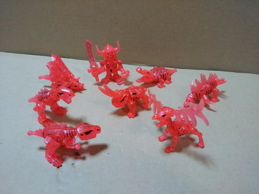 ほねほねザウルス 限定版 ファイアールビー＆アクアサファイア （組立