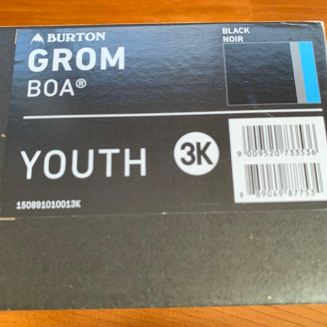 BURTON YOUTH Grom BOA スノーボードブーツ3K 22.0cm
