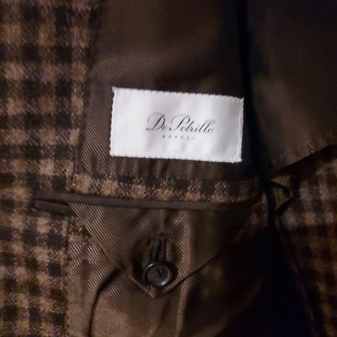 1/3まで値下げ De Petrillo デペトリロ 44 ブラウン チェック - メルカリ