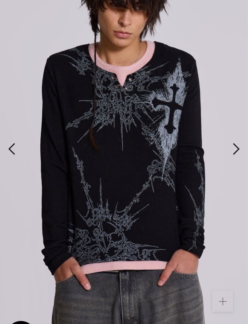 Jaded london ジェイデッドロンドン 長袖カットソー JADED LONDON(ジェイデッドロンドン) Tシャツ・カットソー(メンズ