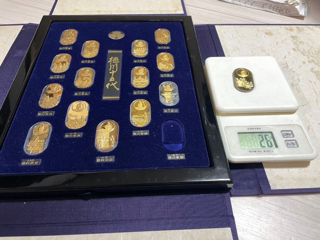 純銀　24金メッキ　徳川十五代 記念メダル コレクション　小判 Yahoo!オークション -「徳川」(その他) (銀製)の落札相場・落札価格