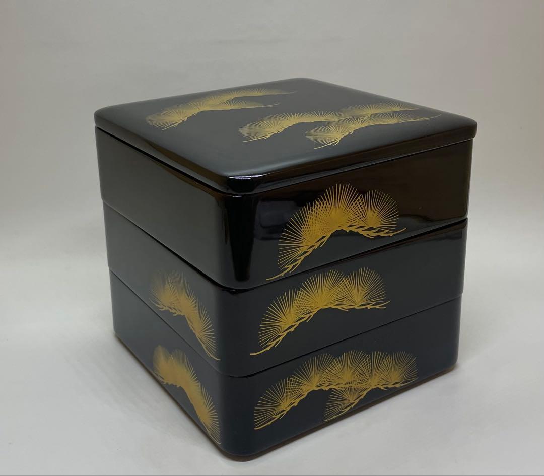 みー様専用 輪島塗 三段重 重箱 沈金 懐石道具 漆器 f8830 - メルカリ