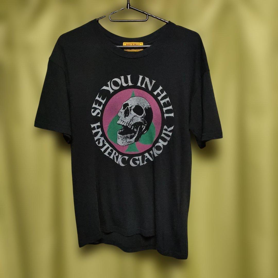 HYSTERIC GLAMOUR ヒステリック グラマー スカル T シャツ - メルカリ