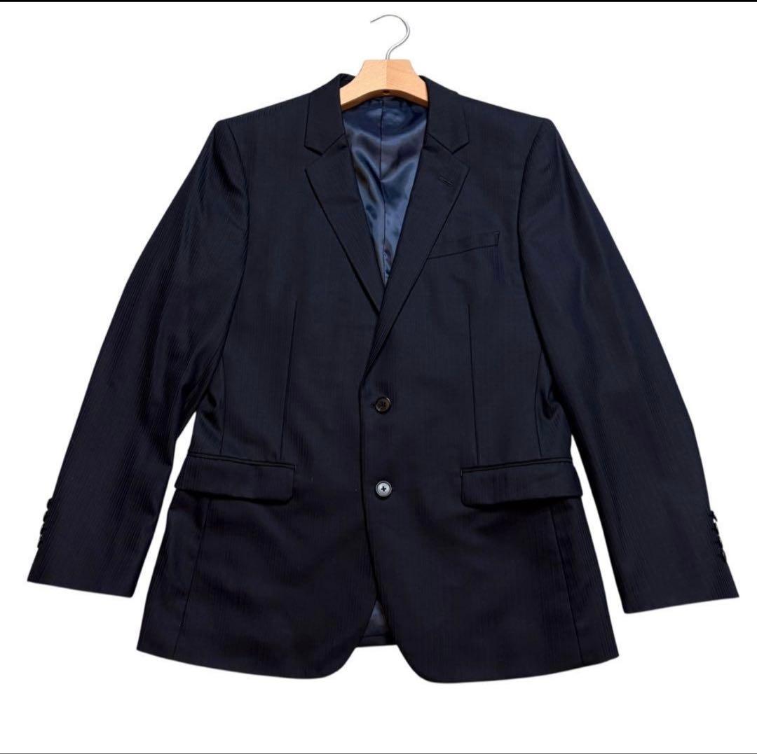 50 XL シルク ビジネススーツ セットアップ ネイビー BEAMS ビームス