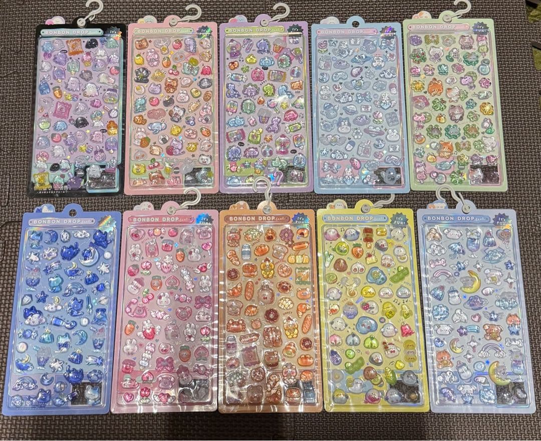 正規品 ボンボンドロップシール クーリア 10枚セット 任天堂（Nintendo） クーリア 正規品 ボンボンドロップシール BONBON