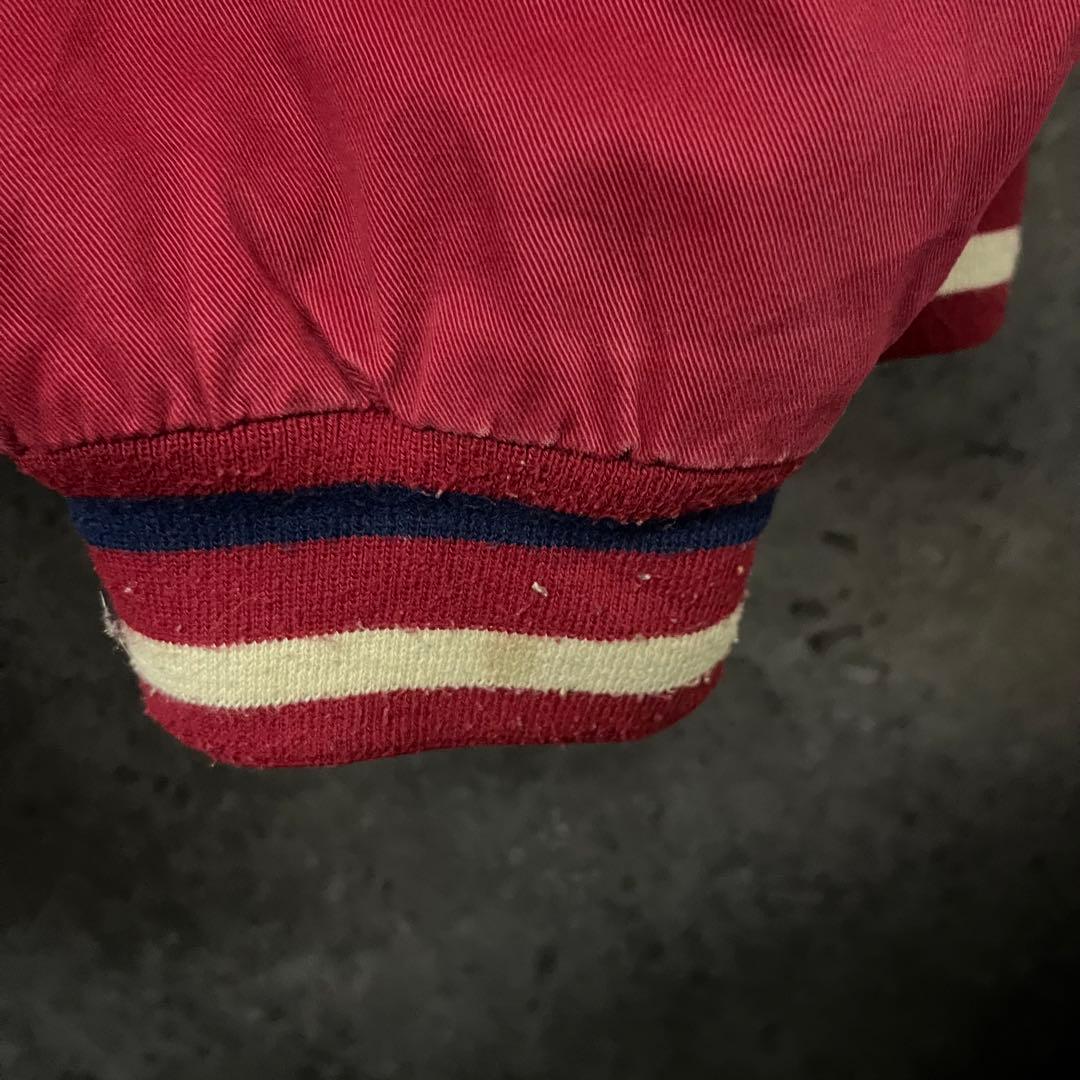 《US古着》ディズニー くまのプーさん イーヨー デニムブルゾン 刺繍 2XL