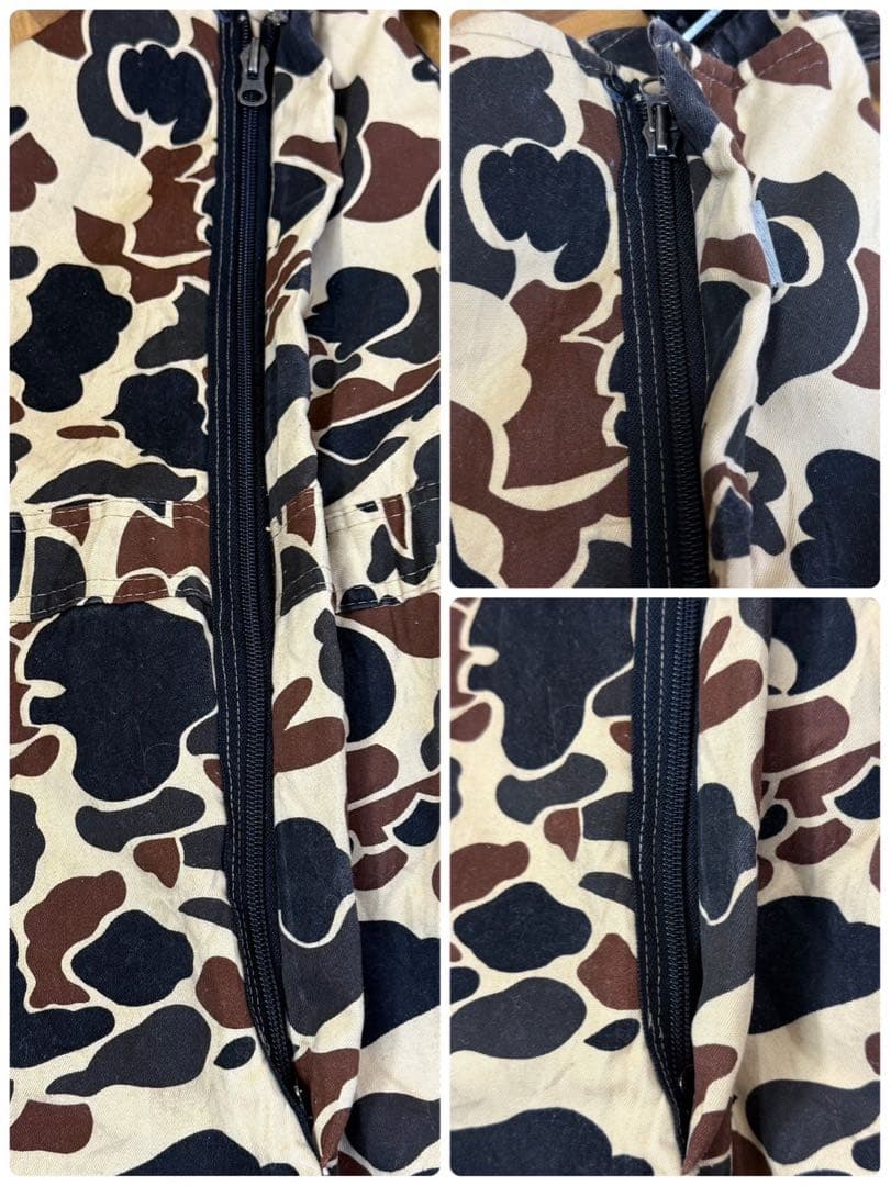 80s 10X USA製 ダックハンターカモ つなぎ オーバーオール S48b - メルカリ