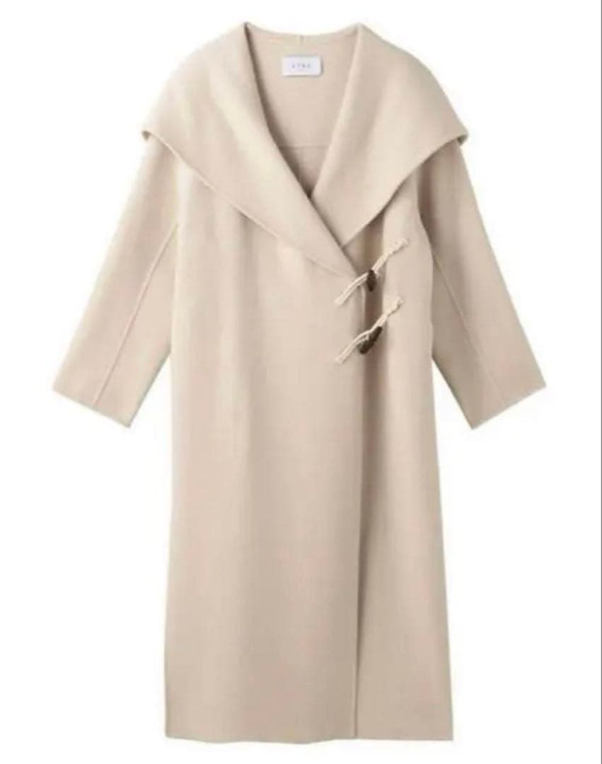 エトレトウキョウ フーディーリバーダッフルコート ETRE TOKYO - フーディーリバーダッフルコート - GREIGE | ADDICT WEB SHOP