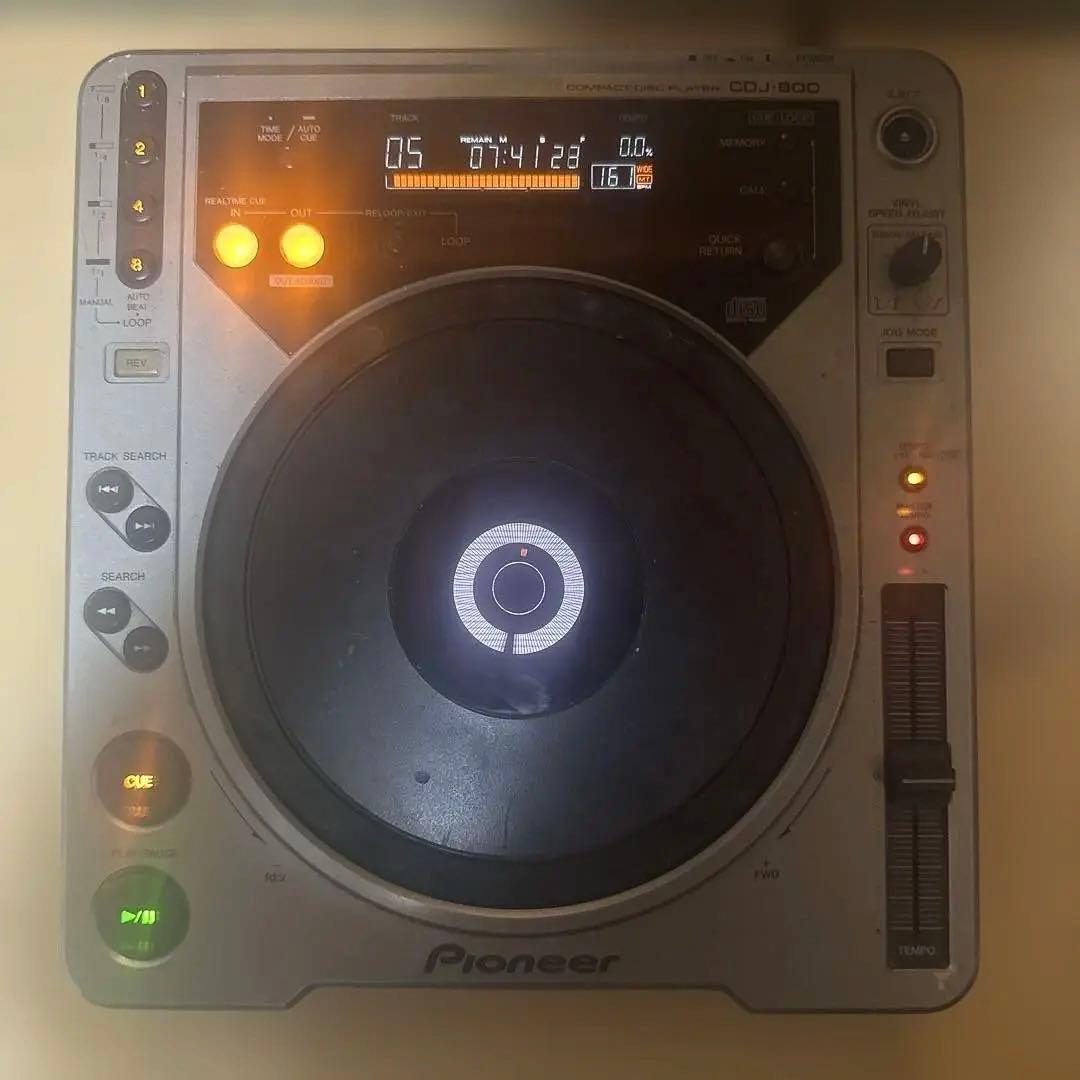【DJ】Pioneer CDJ-800《動作確済み》 CDJ-800 (archived) Digital CD deck (silver) - Pioneer DJ