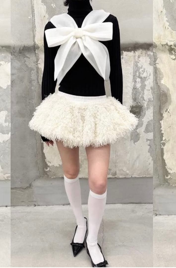 YUNO様専用※ litmus her praha リボンハーネス 白 - メルカリ