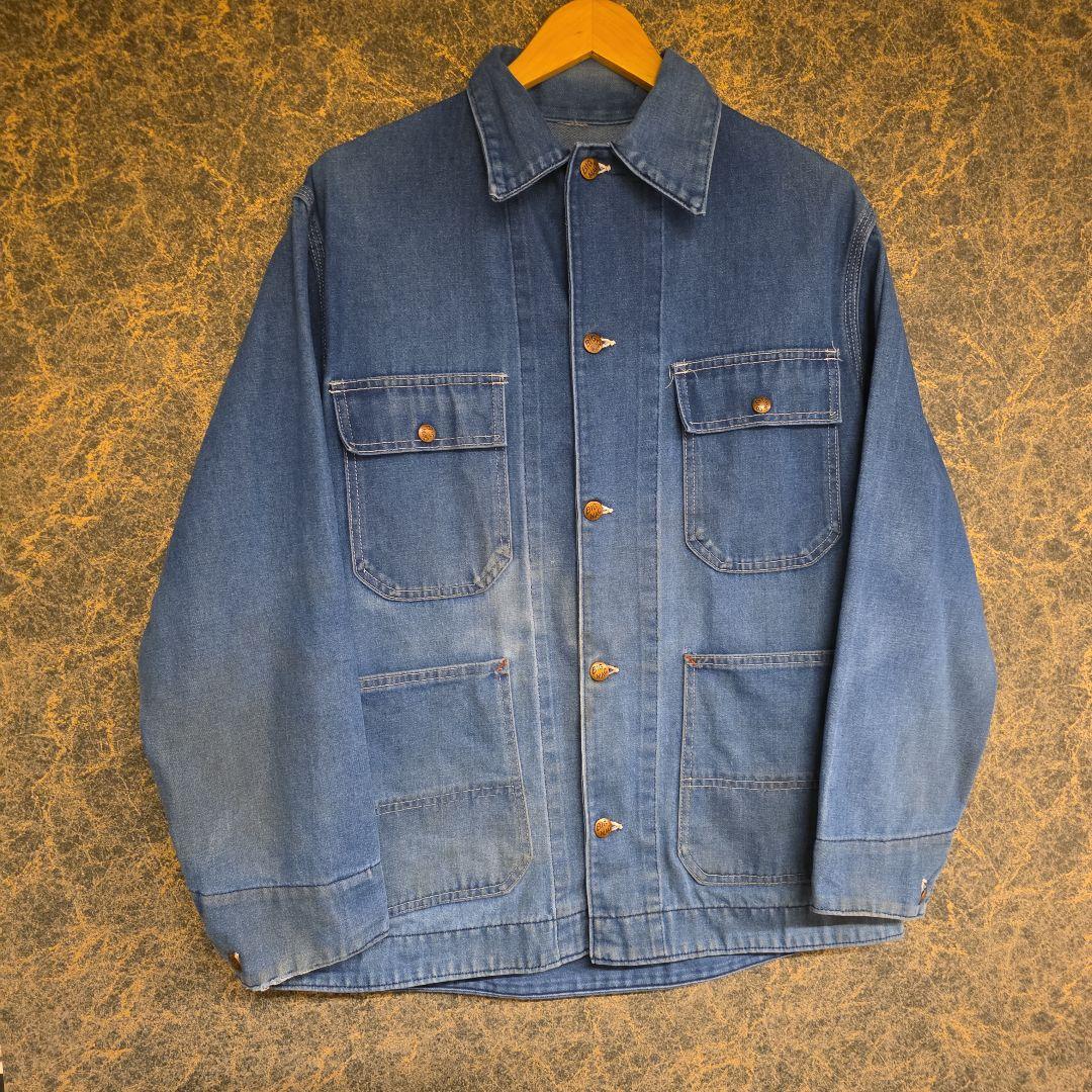 80s BIGMAC ビッグマック　デニムカバーオール　ヴィンテージ　フェード 楽天市場】濃紺 80年代 ビッグマック BIG MAC デニムカバーオール USA